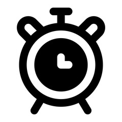 clock glyph icon