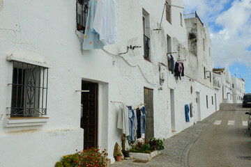 View at the town of Vejer de la Frontera on Spain