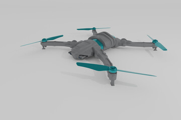 Modern drone - concept