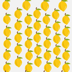 seamless pattern lemon floral ornament clipart print pattern vector fabric poster background