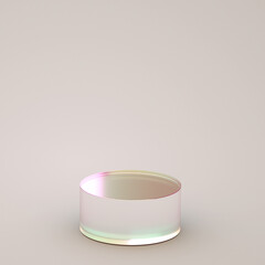 Clear and clean translucence cylinder background image