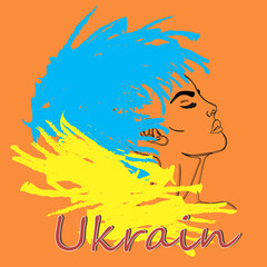 Poster in defense of Ukraine from war

Painting for protection against aggression with elements of the blue and yellow national flag of Ukraine with inscriptions in English