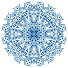 Circle floral ornament