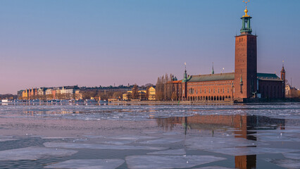 Stadshuset - An iconic view from the most romantic city in Scandinavia, Stockholm City, Sweden
