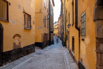 Solgrand in Gamla Stan - An iconic view from the most romantic city in Scandinavia, Stockholm City, Sweden
