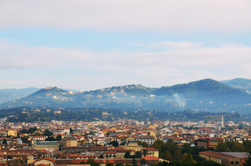 Fototapeta na wymiar panorama of the city of florence