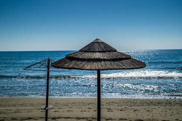 Limassol / Cyprus Beach Walk way Sun 