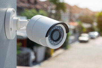 CCTV installed to observe events in the community, village or private house