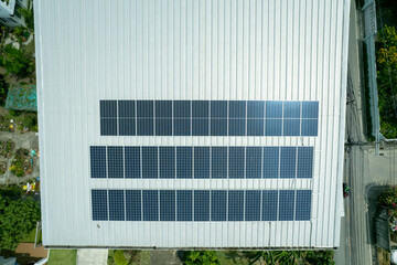 Solar cells on the roof, save the power