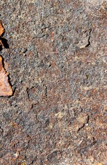 rusted and corroded metal surface