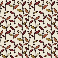 Simple floral seamless pattern with flowers for fabrics and cards and linens and kids and wrapping paper