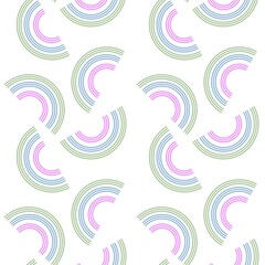 Rainbow seamless pattern for fabrics and textiles and packaging and gifts and cards and linens and kids