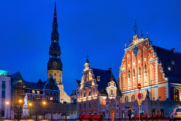 Obraz premium Town hall square