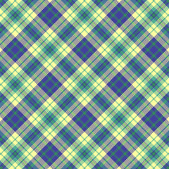 Seamless tartan plaid pattern with texture and retro color.