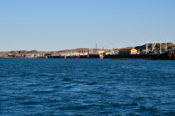 Fototapeta premium Coastal seascape, Santa Cruz Province,Patagonia, Argentina