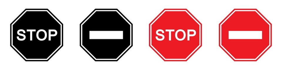 Stop Icon vector illustration