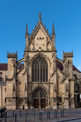 Die Basilika Saint-Remi in Reims in der Champagne in Frankreich