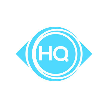 hq letter logo design on black background. hq creative initials letter logo concept. hq letter design.