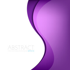 abstract purple background with wave