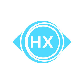 hx letter logo design on black background. hx creative initials letter logo concept. hx letter design.