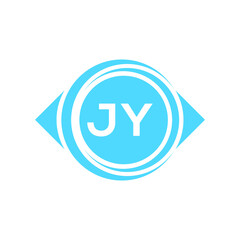 jy letter logo design on black background. jy creative initials letter logo concept. jy letter design.