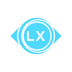lx letter logo design on black background. lx creative initials letter logo concept. lx letter design.
