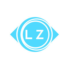 lz letter logo design on black background. lz creative initials letter logo concept. lz letter design.
 - obrazy, fototapety, plakaty