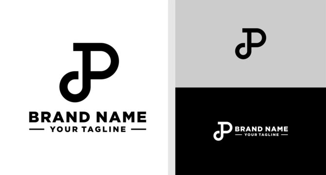 JP LOGO MONOGRAM EDITABLE