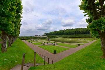 Frankreich - Villandry - Schloss Villandry - Schlossgarten & Parkanlage