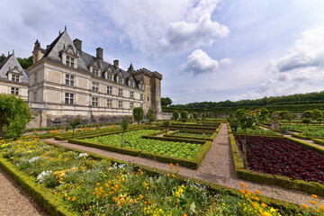 Frankreich - Villandry - Schloss Villandry - Schlossgarten & Parkanlage