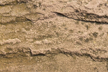 close up of a sandstone surface