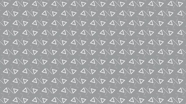 Abstract pattern background with geometric minimalistic triangle shapes. On-screen animation with geometric pattern. Trendy animated abstract background