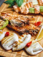 seafood catering canape menu for restaurant