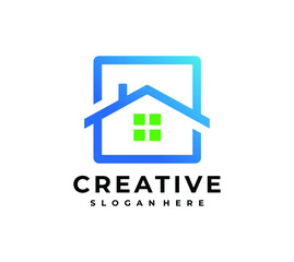 House Square Logo Design Inspiration