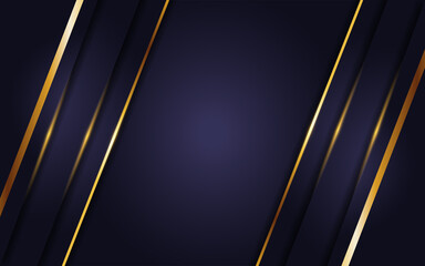 luxurious navy background with golden lines