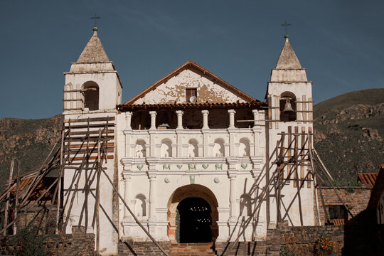 church of the holy sepulchre ,pueblo de yanque arequipa