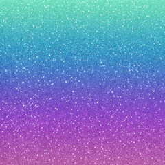 Dreamy Green Blue and Purple colored Glitter Gradient Texture, Digital Paper