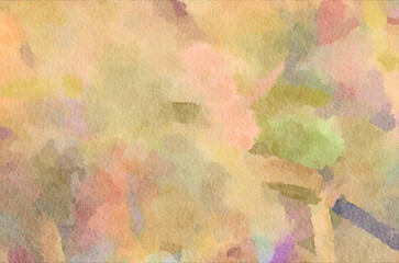 warm pastel abstract handpainted background with scratches and brush strokes