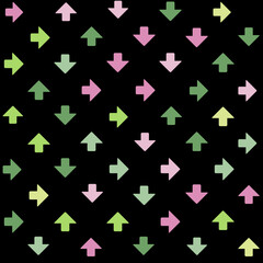 color arrow pattern background texture