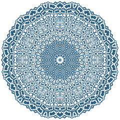 Circle floral ornament