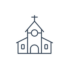 chruch icons  symbol vector elements for infographic web