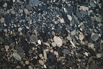 Marbre texture galet rivière, roche naturelle - obrazy, fototapety, plakaty