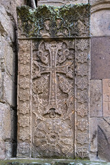 khachkar in Goshavank, Armenia
