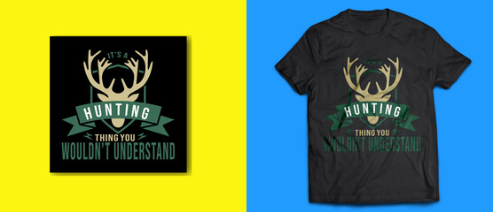 Hunting t-shirt design