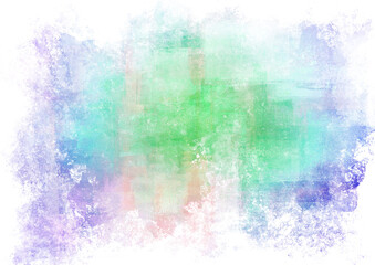 Watercolor fantastic and grungy background