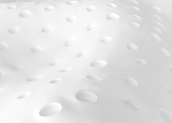 abstract white low poly background hole mesh hexagon pattern 3d render. blank empty backdrop with copy space technology modern future business style concept.