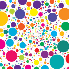 Random dots, circles, dotted pattern, texture vector. Stipple, stippling pointillist backdrop