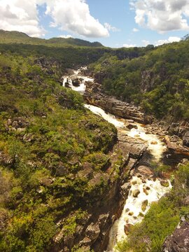 river in the mountains