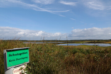 Himmelmoor in Norddeutschland, Landschaftsaufnahme