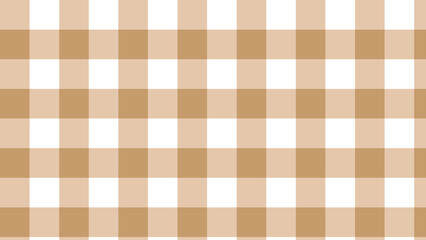 big brown tartan, plaid, gingham, checkered pattern background, perfect for wallpaper, backdrop, postcard, background